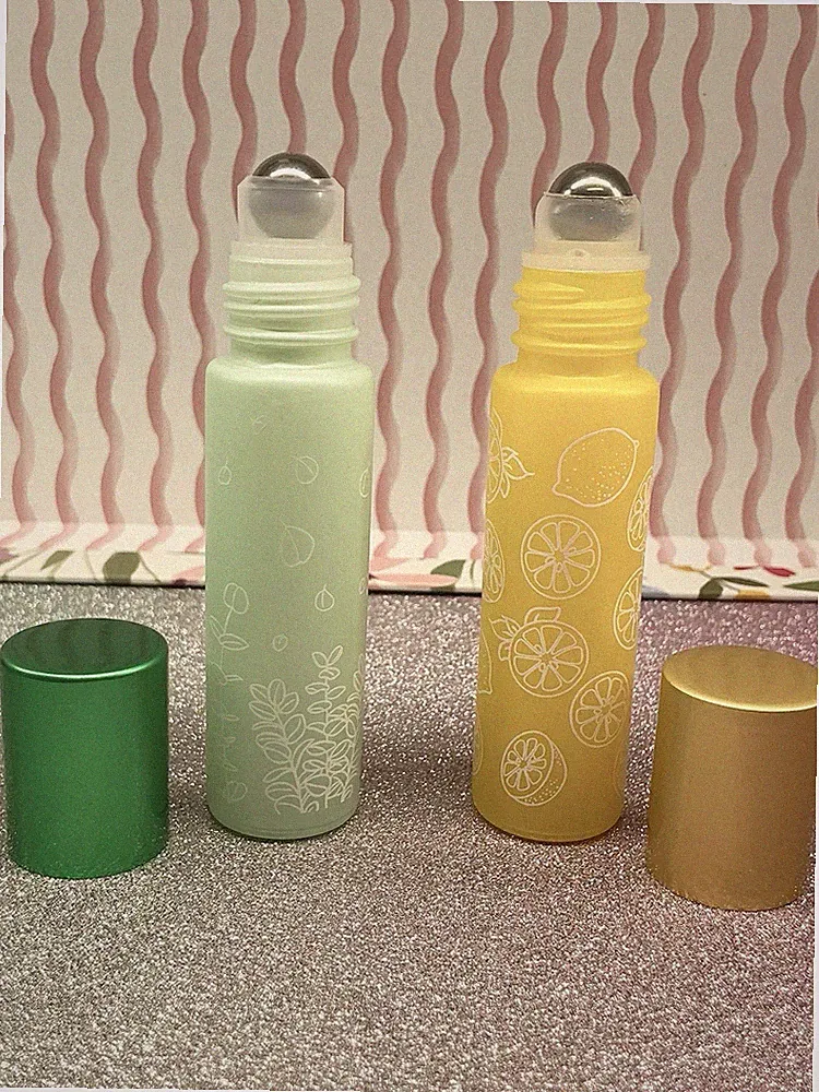 Perfume Oils, Colorful 10 ml. Bottles, Metal Roller, Muslim Oils