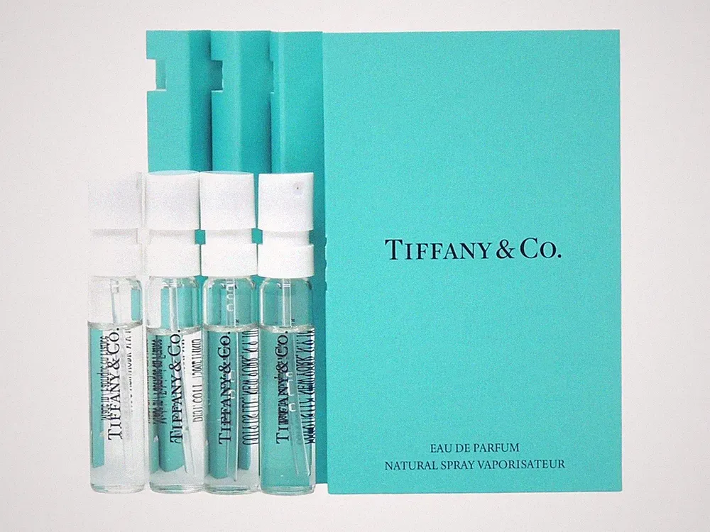 TIFFANY & CO EAU DE PARFUM EDP 1.2ml .04fl oz x 4 PERFUME SPRAY SAMPLE VIALS