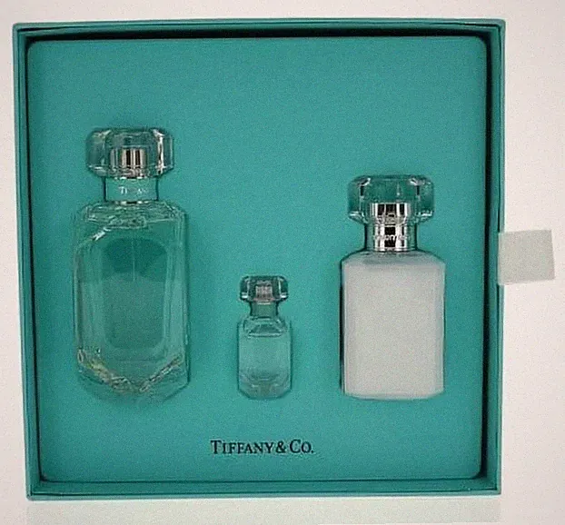 TIFFANY & CO for Women Perfume 3 pcs GIFT SET 3.3 EDP Spray + Mini + BODY LOTION