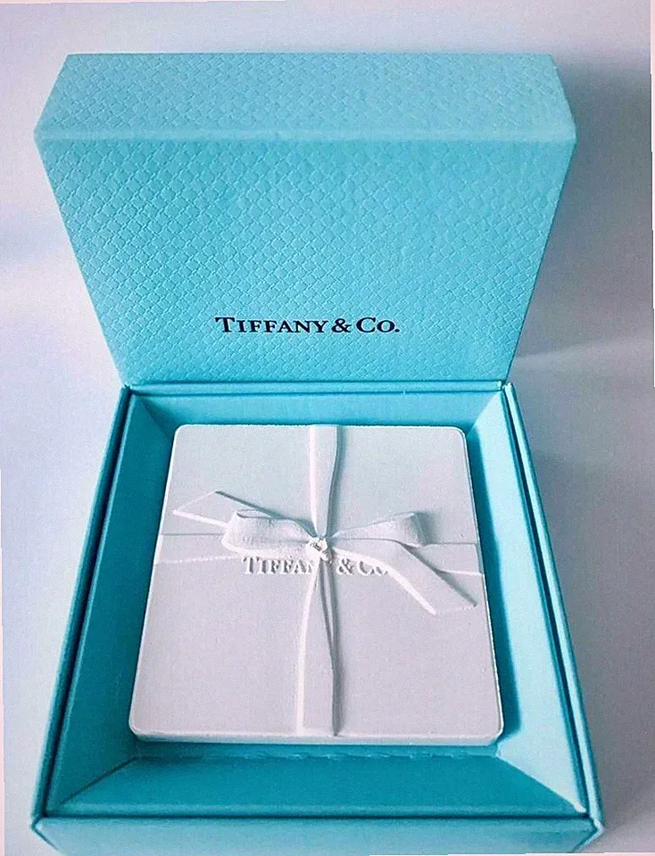 TIFFANY & Co. Perfume Your Ceramic Tile Fragrance DIFFUSER 2” x 2” NEW IN BOX